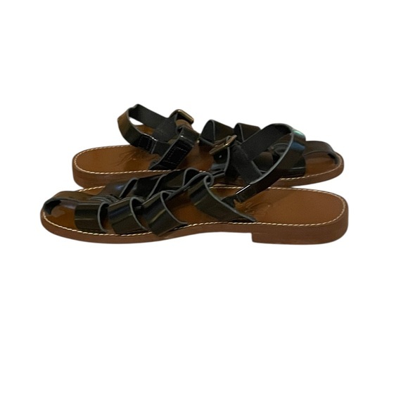 NA XXXX ???? Black Patent Leather Fisherman’s  Sandals Style 2013482 - Picture 4 of 8
